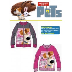 --PETS37003 FELPA CON ZIP...