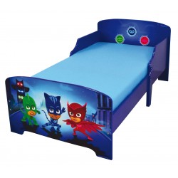 --PJM712868  LETTO PJMASK SUPER PIGIAMINI CON DOGHE IL LEGNO