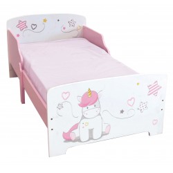 --UNI713044  letto unicorno in legno deluxe Dimensioni H.59 x L. 77 x P. 144 cm