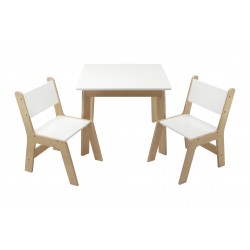 e 2 sedie 26,5 x 26,5 x 50 cm 50 x 50 x 44 cm ARDITEX WD13695 in legno di Disney-Topolino Set da tavolo 