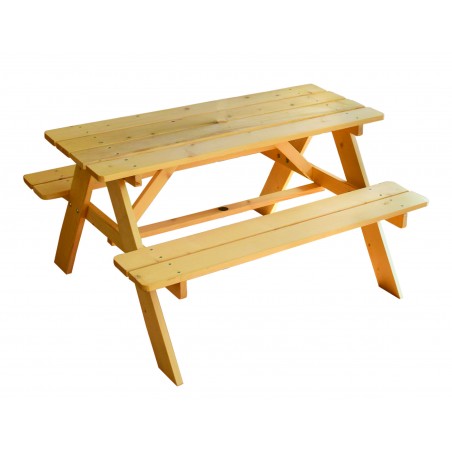 --PICN713021 TAVOLO PIC NIC IN LEGNO DI PINO DIMENSIONI H. 53 x L.95 x P.75 cm