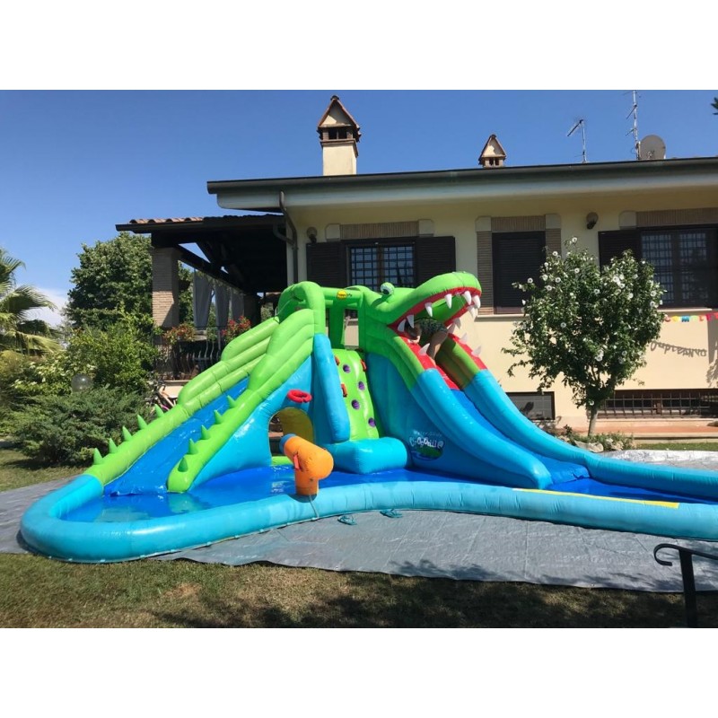 Gioco gonfiabile per bambini da giardino CASTELLO XXL