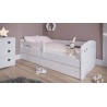 KO4J Letto bambina"Julia" in legno con cassettone materasso incluso