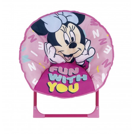 MN14419 SEDIA MINNIE BAMBINA MOON CHAIR DIMENSIONI 50X50X50CM