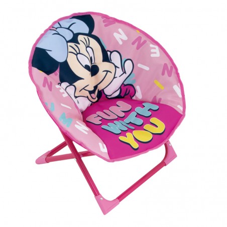 MN14419 SEDIA MINNIE BAMBINA MOON CHAIR DIMENSIONI 50X50X50CM