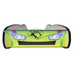 Letto a forma di macchina hulk