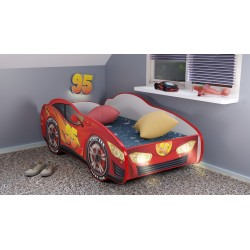 Letto a forma di macchina cars