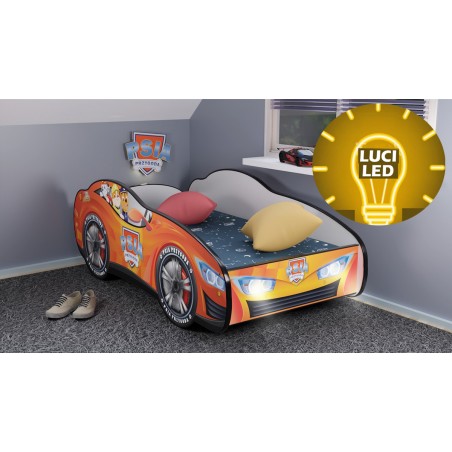 Letto a forma di macchina paw patrol