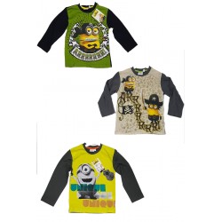 CM35155 T-SHIRT MINIONS 2-4-6-8 ANNI  100% COTONE