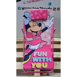 sedia sdraio minnie