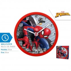 SP3601 Orologio Spiderman da parete 25 cm