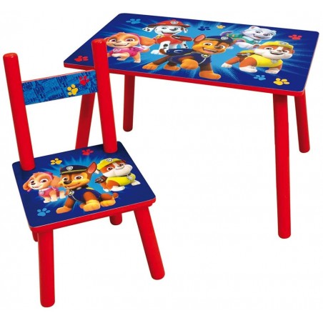 PW713520 Tavolo con sedia paw patrol Dimensioni articolo: LxPxA 61 x 42 x 41.5 cm