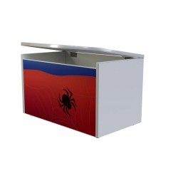 TPSPBOX2 Toybox portagiochi "Super eroi" con maniglia di sicurezza 71 x 41 x 45 cm