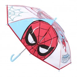 Ombrello Spiderman 45cm deluxe trasparente automatico
