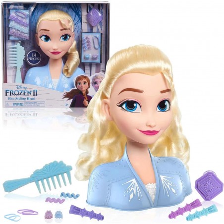 Frozen Testa di Elsa da acconciare giocattolo