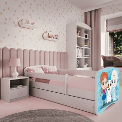 Letto frozen bambina regina dei ghiacchi