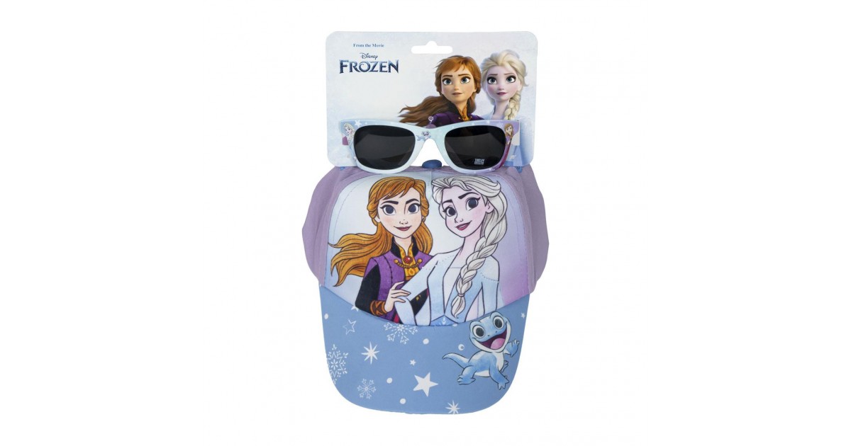 Frozen disney set cappello regolabile con occhiali