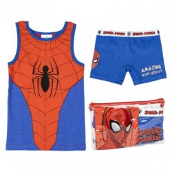 Spiderman set intimo corto deluxe da 2 a 6 anni