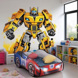 Letto transformer a forma di macchina tansformers