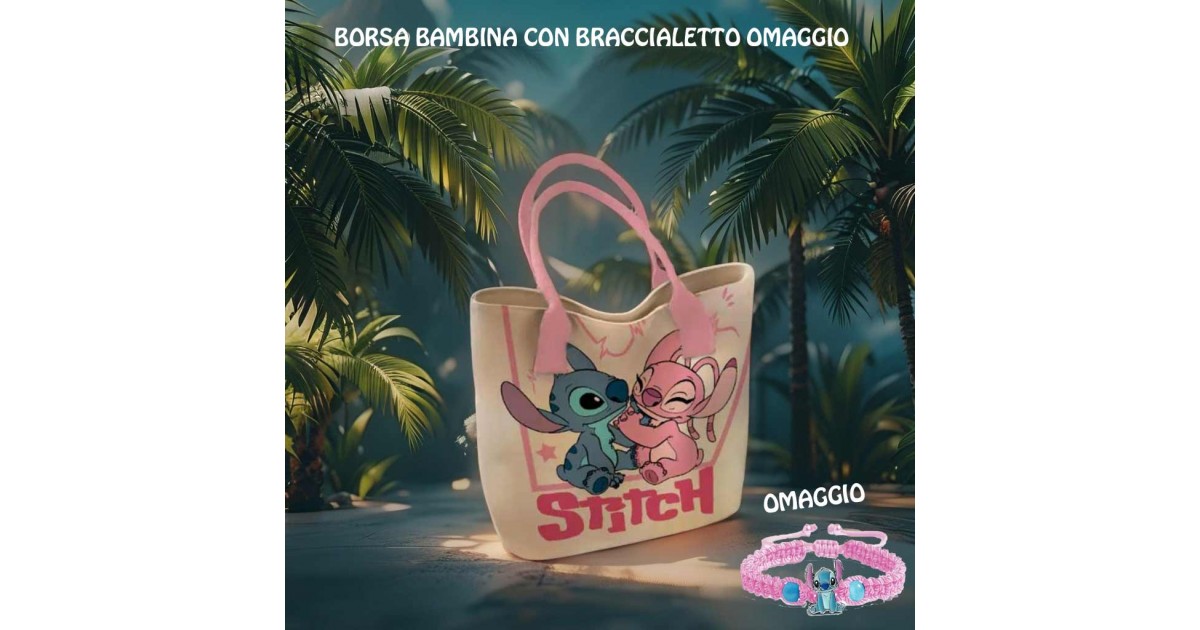 Lilo e stitch disney borsetta