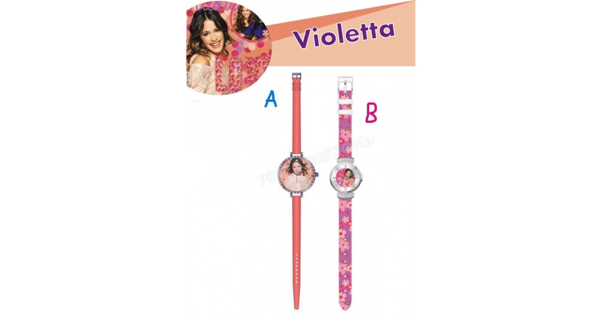 OROLOGIO DELUXE STRASS violetta