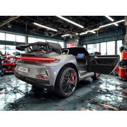 Auto elettrica bambini Porsche RUF 24V argento Auto elettrica bambini Porsche RUF 24V argento