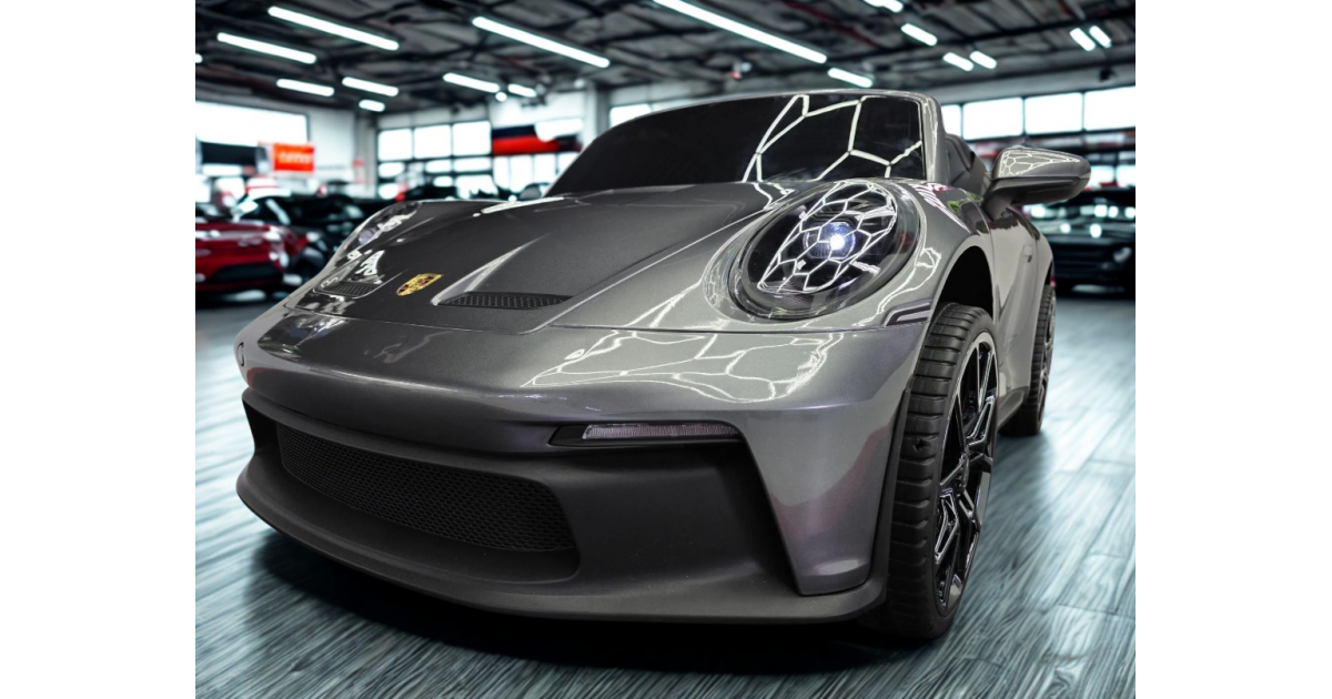 Auto elettrica bambini Porsche RUF 24V argento Auto elettrica bambini Porsche RUF 24V argento